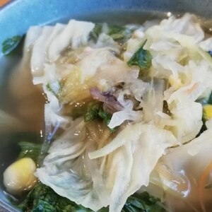 シンプルな野菜スープ